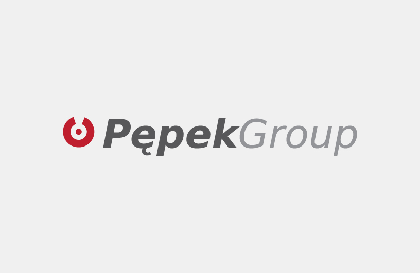 Projekt logo Pępek Group
