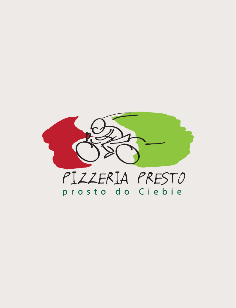 Projekt logo Pizzeria Presto