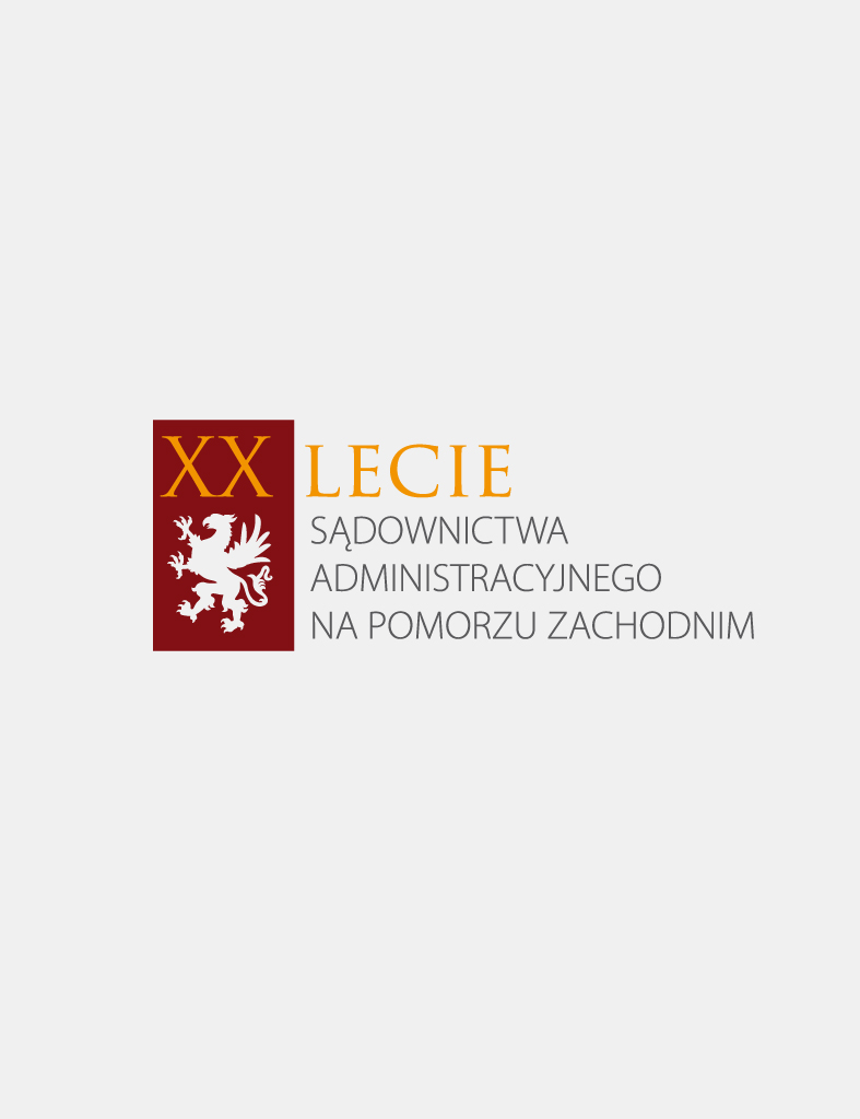 Projekt logo XX lecia Sądownictwa Administracyjnego
